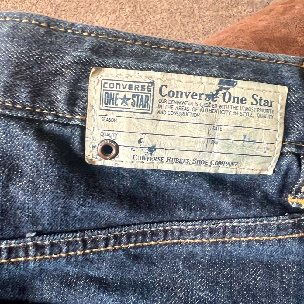 Size 4 Converse One Star denim skirt